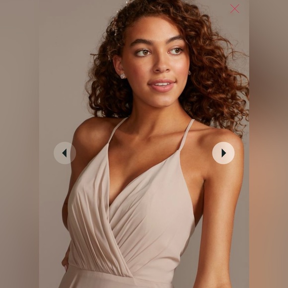 David’s Bridal Bridesmaid Dress F20064; Black; Size 14 ONLY WORN ONCE - Picture 2 of 11